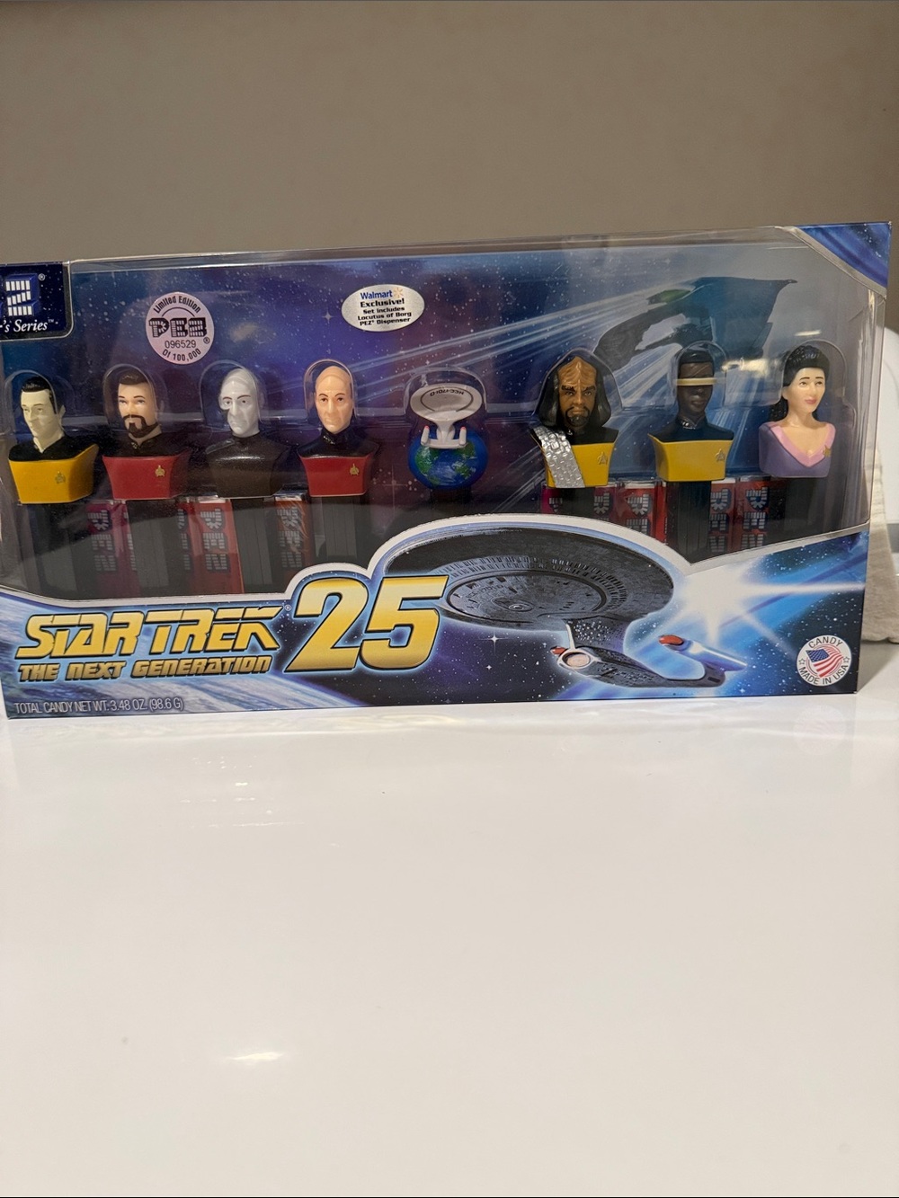 PEZ Star Trek Next Generation 25th Anniversary Ltd Edition Collector's Set NIB